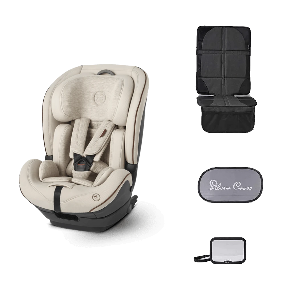 Silver Cross Balance I-Size Car Seat With Travel Kit - Almond 3 Silver Cross Balance I-Size Car Seat With Travel Kit - Almond