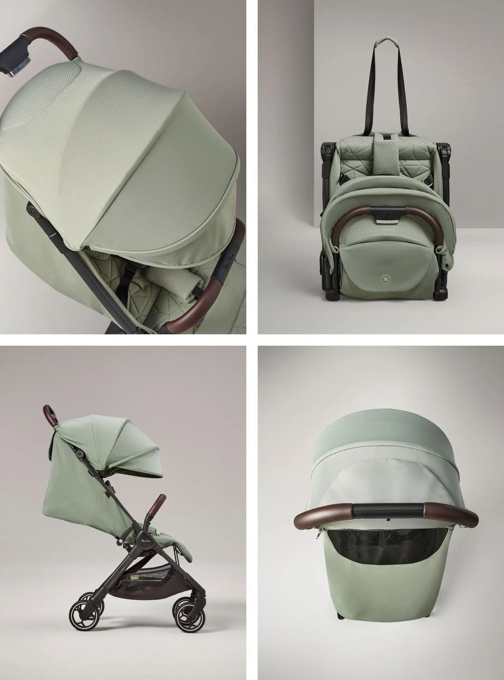 Silver Cross Clic Stroller (2023) And Footmuff - Sage 8 Silver Cross Clic Stroller (2023) And Footmuff - Sage - Image 6