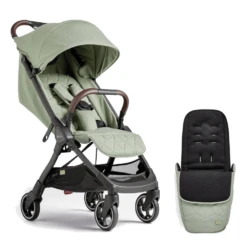 Silver Cross Clic Stroller (2023) And Footmuff - Sage