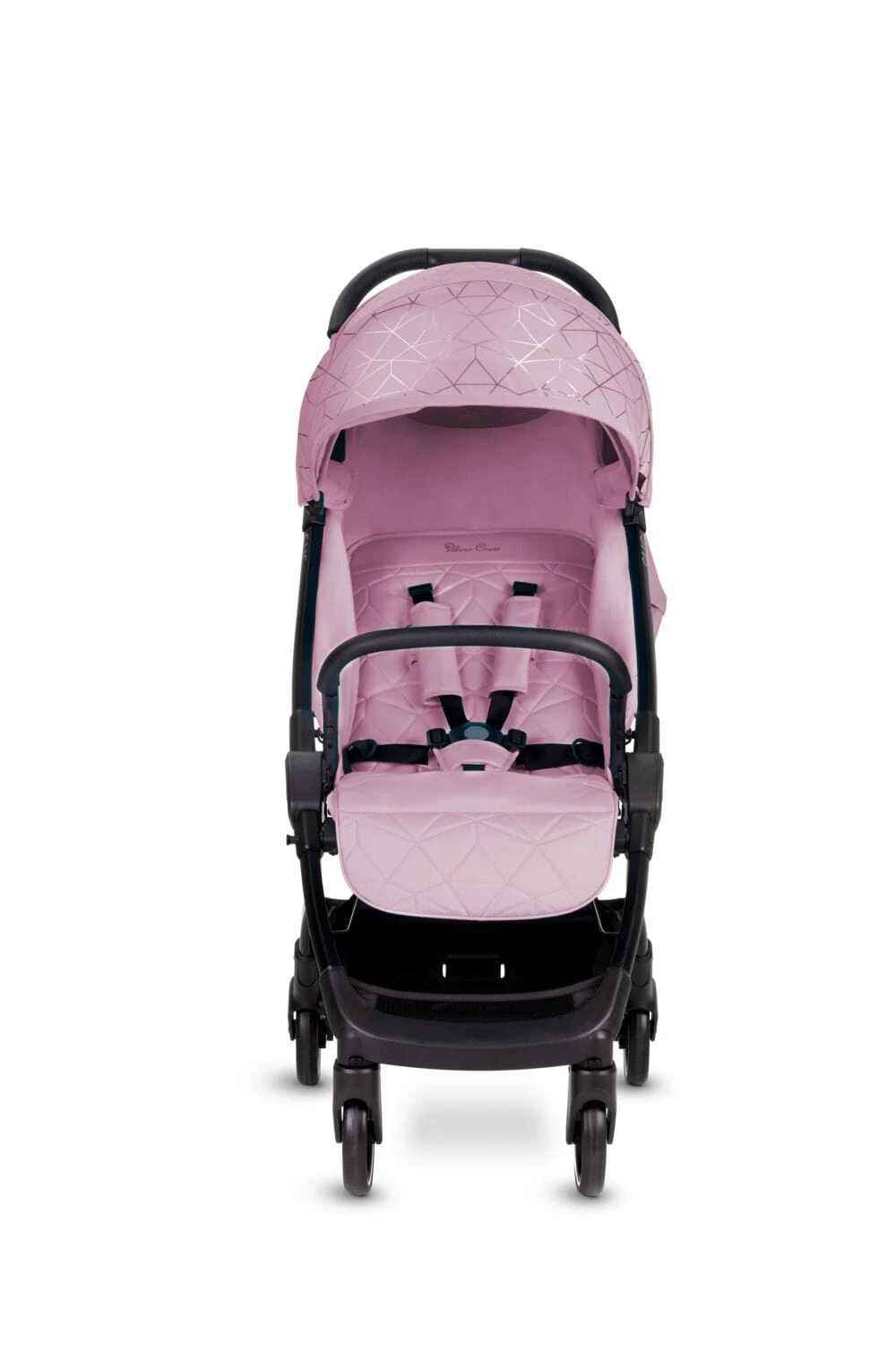 Silver Cross Clic Stroller With Raincover - Pink 4 Silver Cross Clic Stroller With Raincover - Pink - Image 2