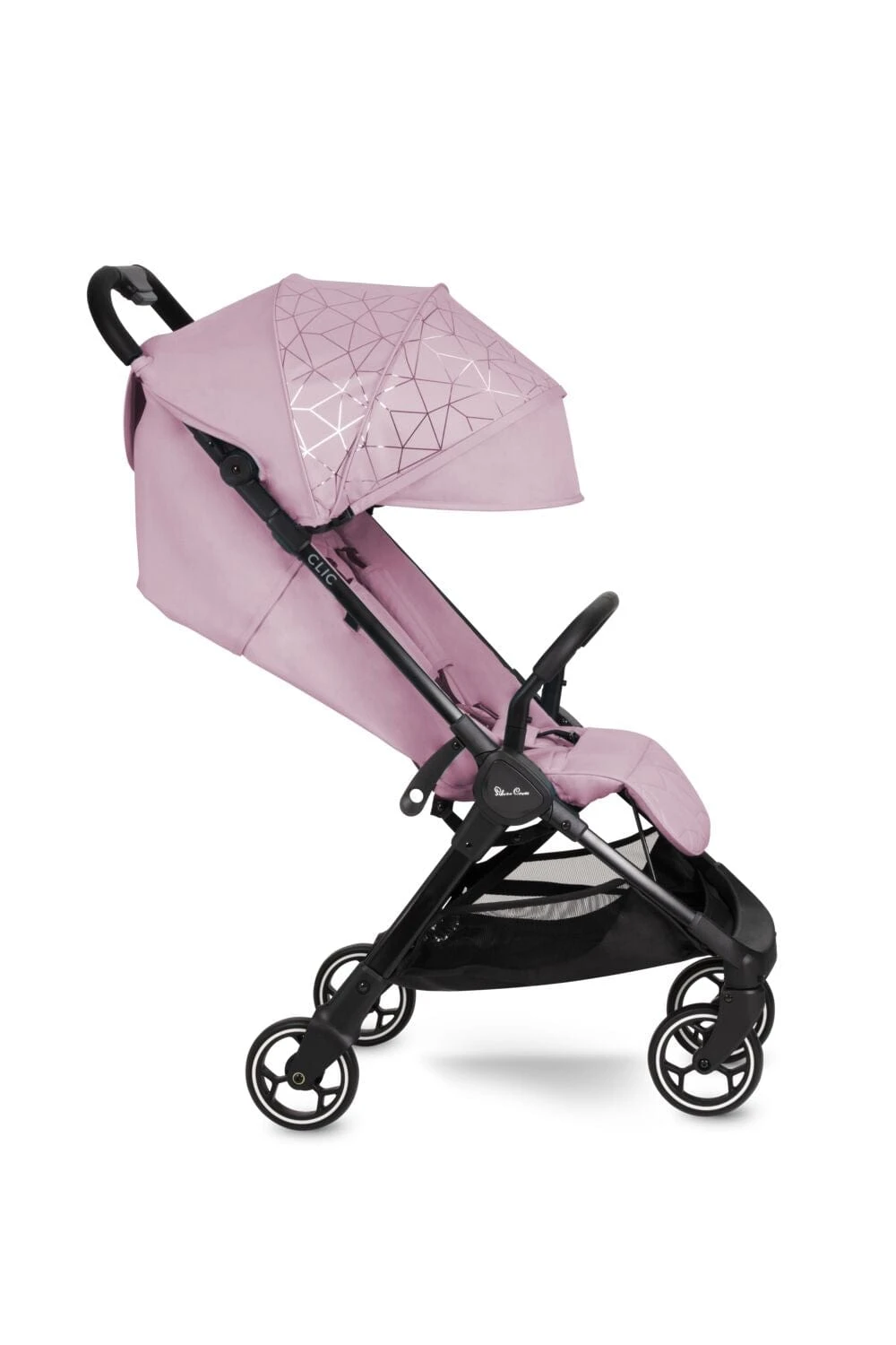 Silver Cross Clic Stroller With Raincover - Pink 7 Silver Cross Clic Stroller With Raincover - Pink - Image 5