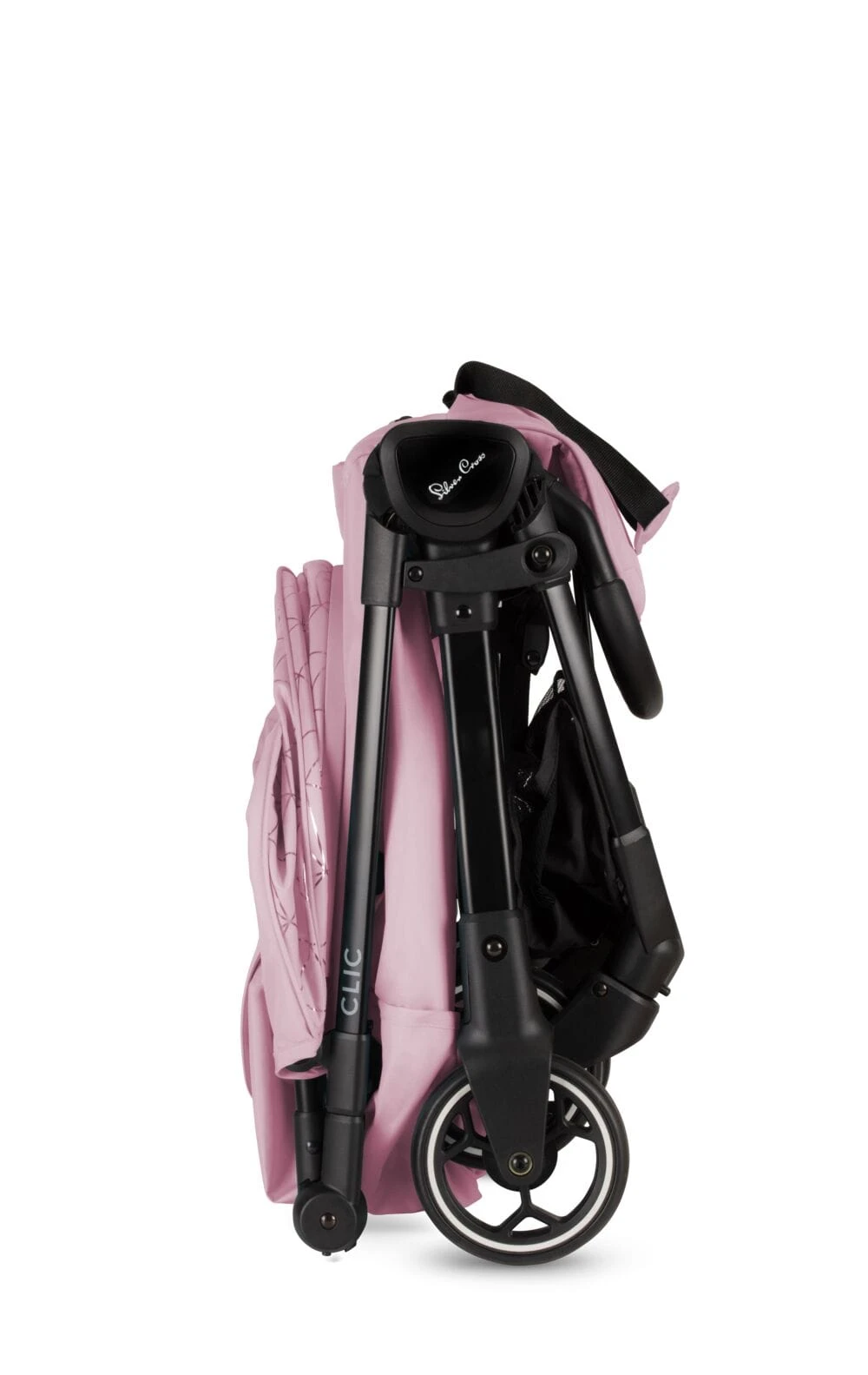 Silver Cross Clic Stroller With Raincover - Pink 11 Silver Cross Clic Stroller With Raincover - Pink - Image 9