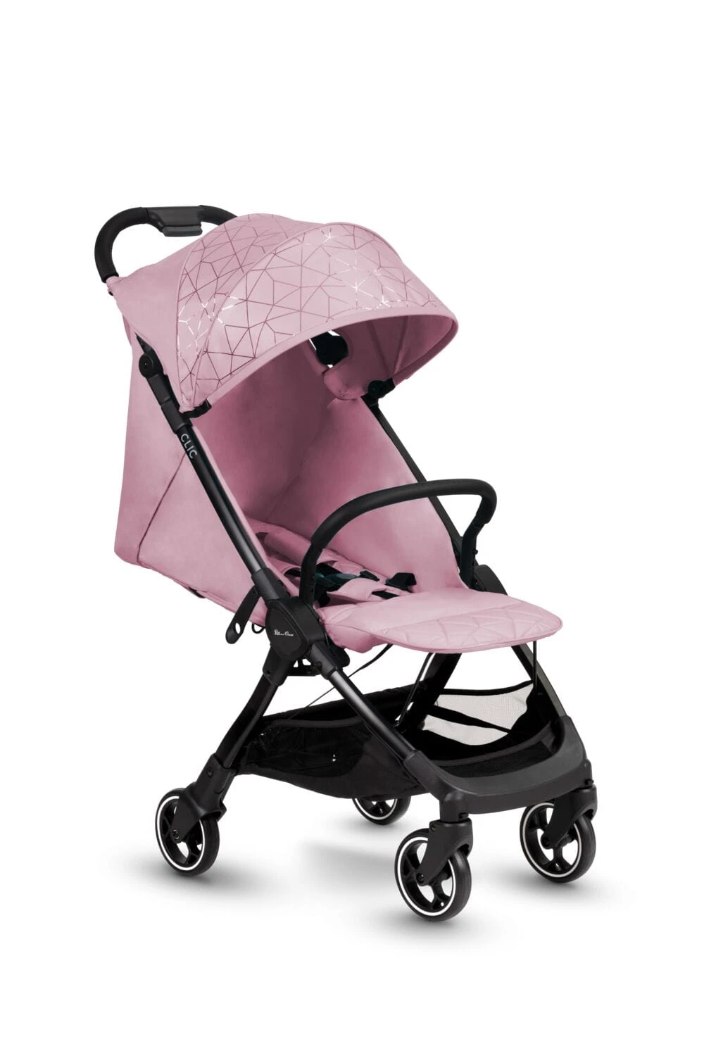 Silver Cross Clic Stroller With Raincover - Pink 6 Silver Cross Clic Stroller With Raincover - Pink - Image 4