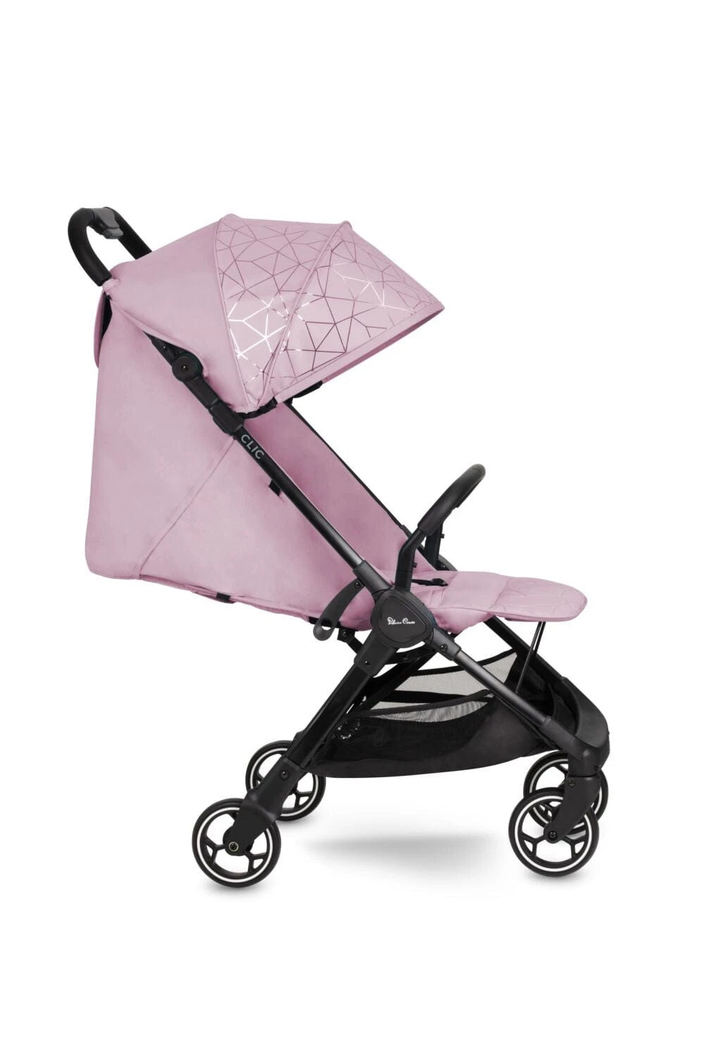 Silver Cross Clic Stroller With Raincover - Pink 9 Silver Cross Clic Stroller With Raincover - Pink - Image 7