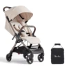 Silver Cross Clic Stroller (2023) With Travel Bag - Almond