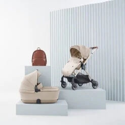 Silver Cross Dune With Compact Folding Carrycot And Fashion Pack - Stone