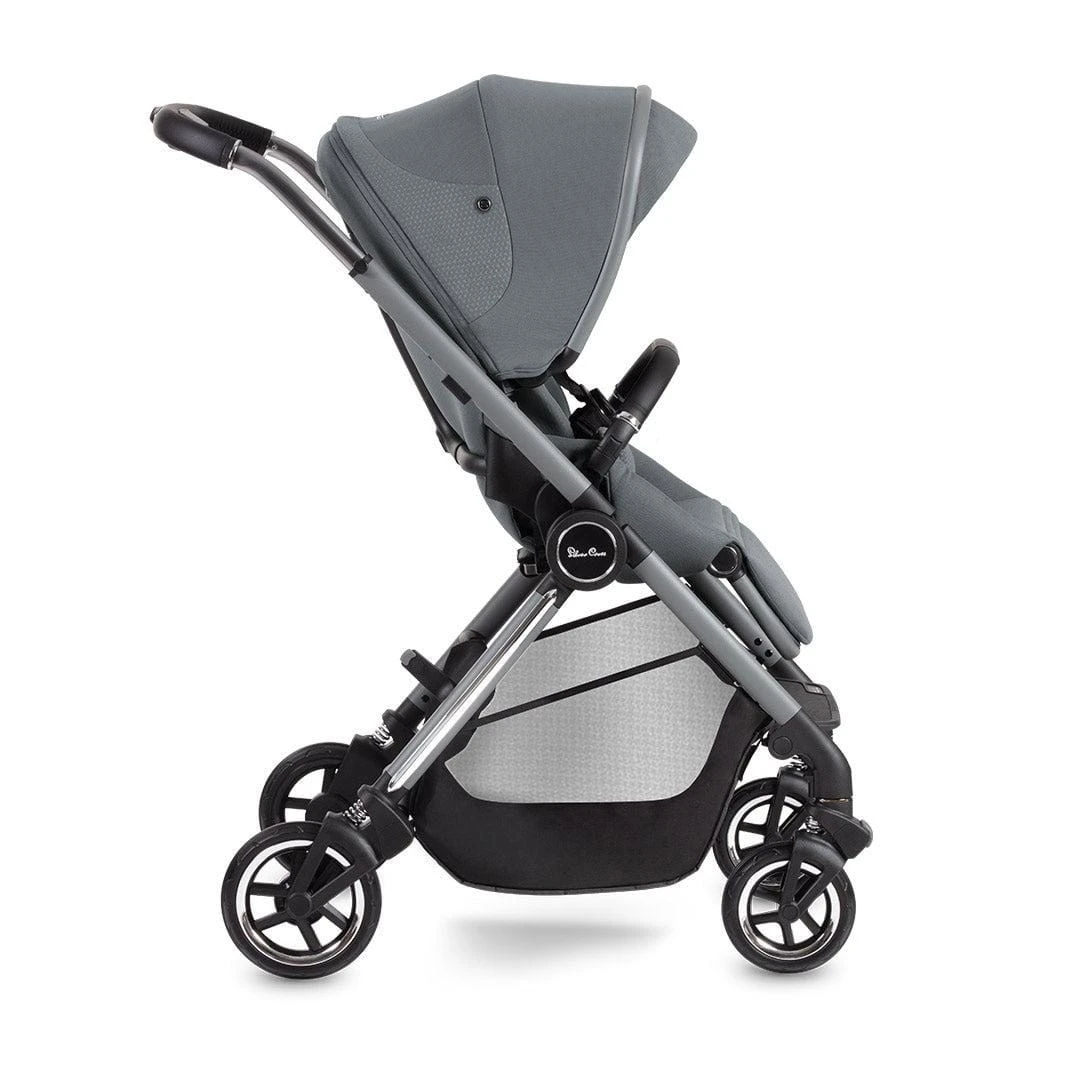 Silver Cross Dune Pushchair With Compact Folding Carrycot - Glacier 11 Silver Cross Dune Pushchair With Compact Folding Carrycot - Glacier - Image 9
