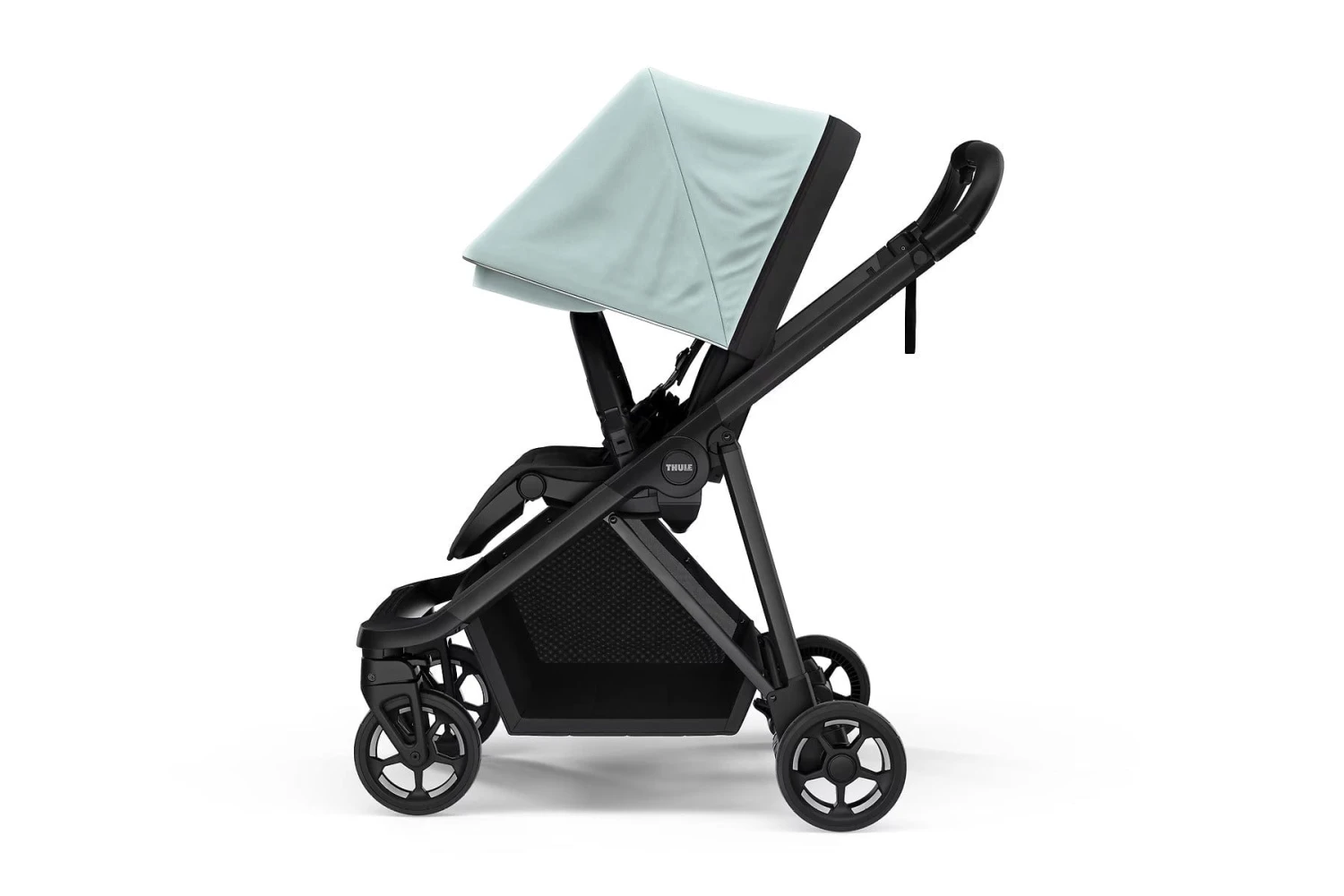 Thule Shine 4-Wheel Stroller - Black / Alaska Blue 4 Thule Shine 4-Wheel Stroller - Black / Alaska Blue - Image 2