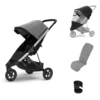 Thule Spring Essential Bundle - Aluminum/Grey Melange -Baby Products Store thule pushchairs thule spring essential bundle aluminum grey melange 32233773990024