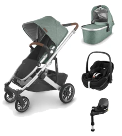 UPPAbaby Cruz V2 With Pebble 360 PRO Car Seat And Base - Emmett