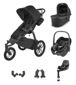UPPAbaby Ridge All-Terrain With Pebble 360 Car Seat And Base - Jake
