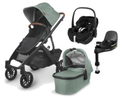 UPPAbaby Vista V2 With Pebble 360 PRO Car Seat And Base - Gwen / Deep Black