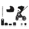 Venicci 2 In 1 Tinum UPLINE Pram - All Black -Baby Products Store venicci prams pushchairs venicci 2 in 1 tinum upline pram all black 30782354915464