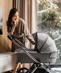 Venicci 3 In 1 Tinum 2.0 Pram - Chrome / Rock Graphite -Baby Products Store venicci travel systems venicci 3 in 1 tinum 2 0 pram chrome rock graphite 28326819299464