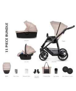 Venicci Genesis 3in1 Travel System - Ivory