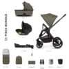 Venicci Tinum Edge 4in1 Travel System - Moss