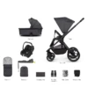 Venicci Tinum Edge Cabriofix I-Size Travel System - Charcoal